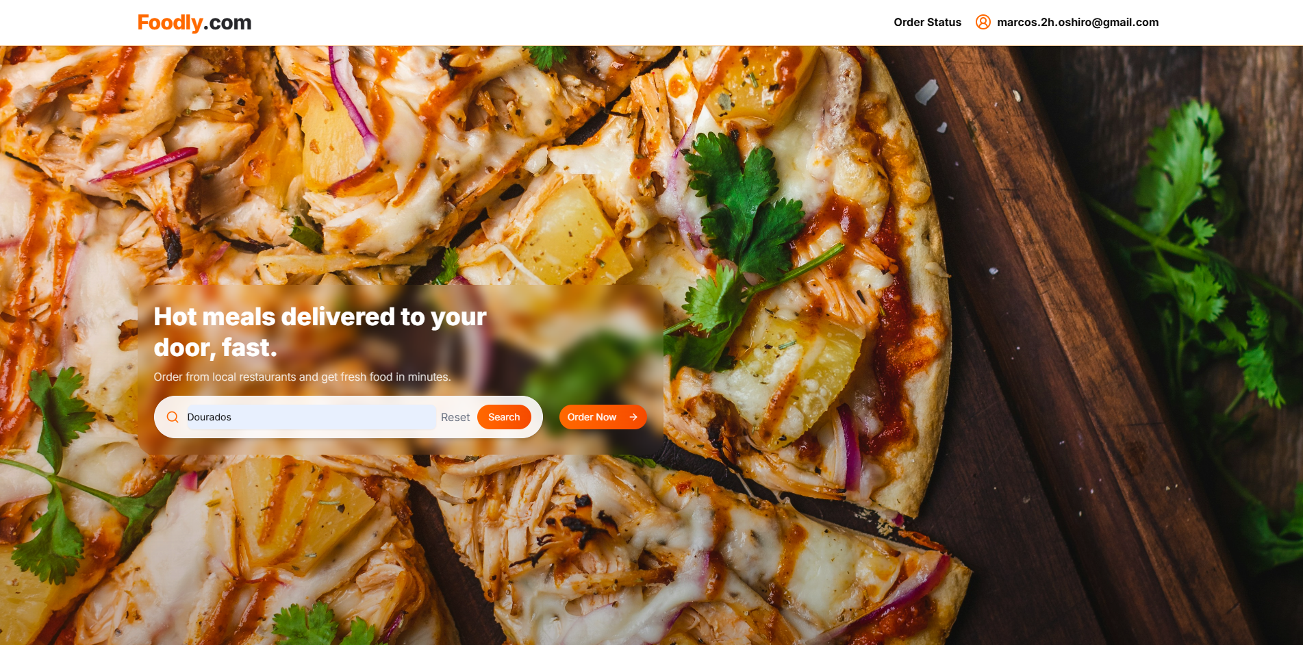 Food Ordering App preview